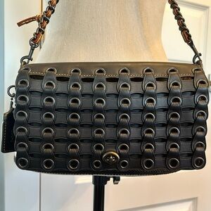 NWOT 1941 Coach Glovetanned Leather Linked Dinky